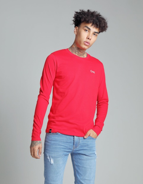 Basic Scott L/S Barbados Cherry Diesel UK Green