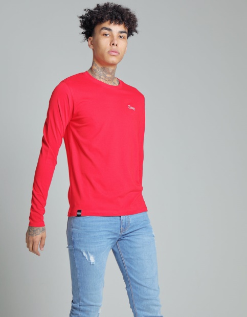 Basic Scott L/S Barbados Cherry Diesel UK Green