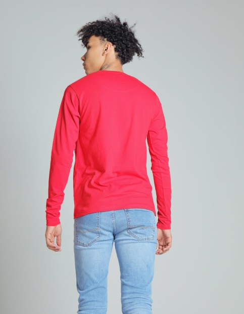 Basic Scott L/S Barbados Cherry Diesel UK Green