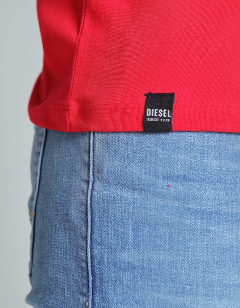 Basic Scott L/S Barbados Cherry Diesel UK Green