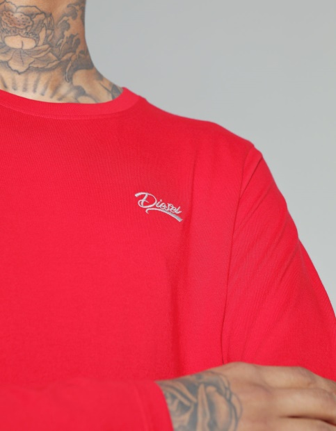 Basic Scott L/S Barbados Cherry Diesel UK Green