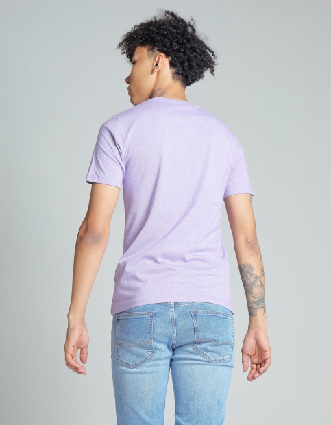 Diesel UK Basic Matt O Neck Tee Violet Haze Red