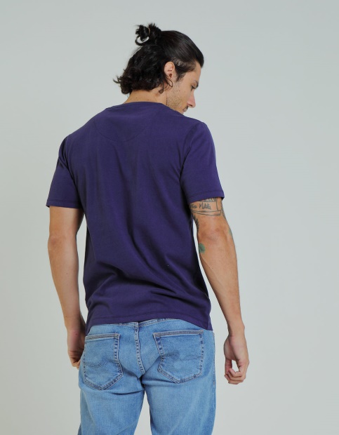 Basic Brett Pocket Tee Eclipse Blue Diesel UK