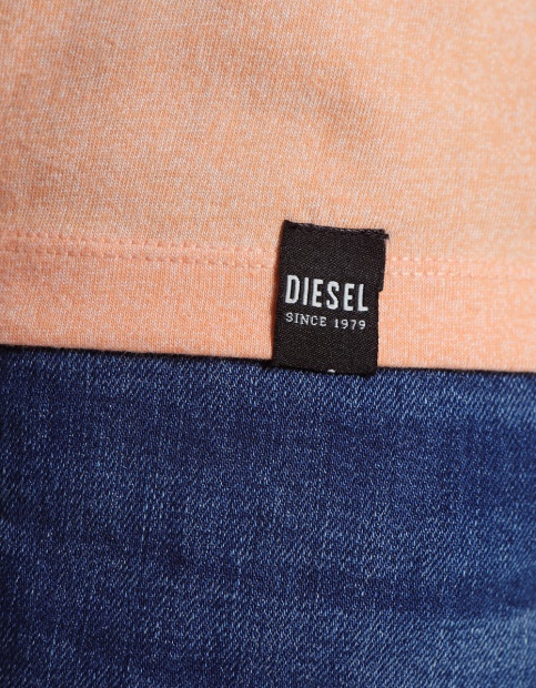 Basic Matt T-Shirt Coral Diesel UK Blue