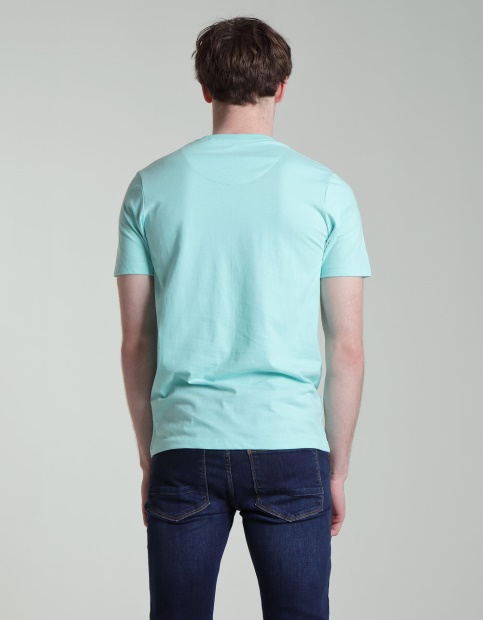 Orange Diesel UK Basic Scott O Neck Ocean Wave