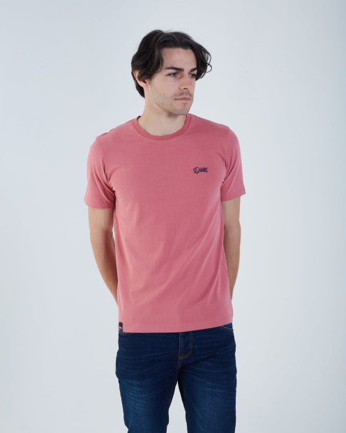 Green Basic Scott O Neck Tee Winterberry Diesel UK