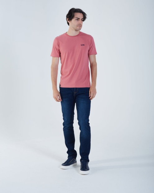 Green Basic Scott O Neck Tee Winterberry Diesel UK