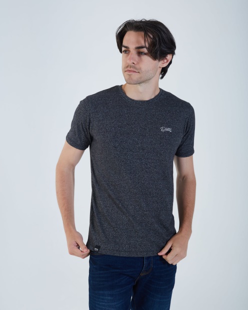 Diesel UK Basic Matt O Neck Black Pink