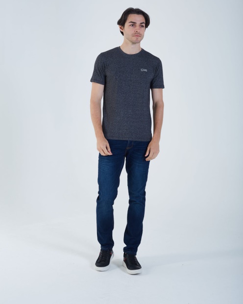 Diesel UK Basic Matt O Neck Black Pink