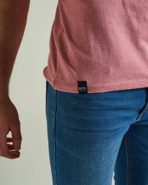 Pink Diesel UK Basic Matt O Neck Heather Rose