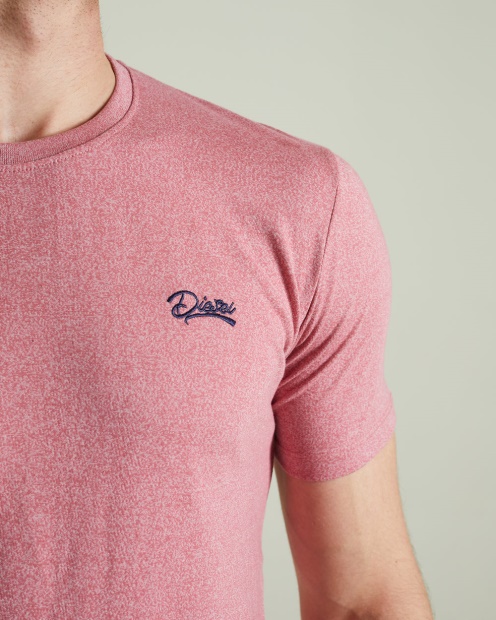 Pink Diesel UK Basic Matt O Neck Heather Rose