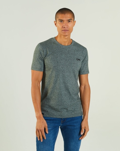 Brown Diesel UK Basic Matt O Neck Pine Green