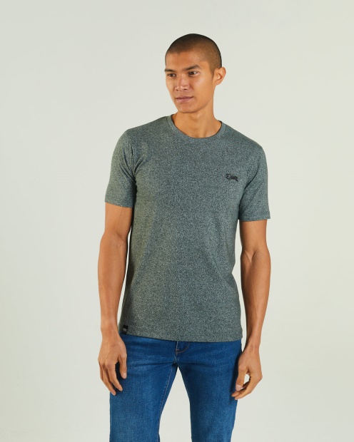 Brown Diesel UK Basic Matt O Neck Pine Green