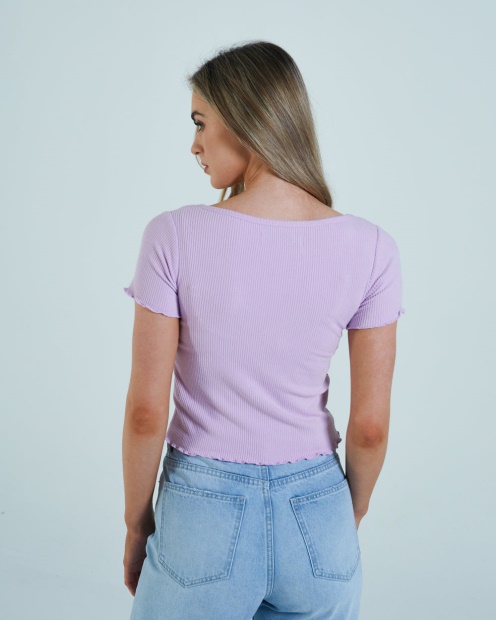 Catherine Tee Dusky Lilac Diesel UK Yellow