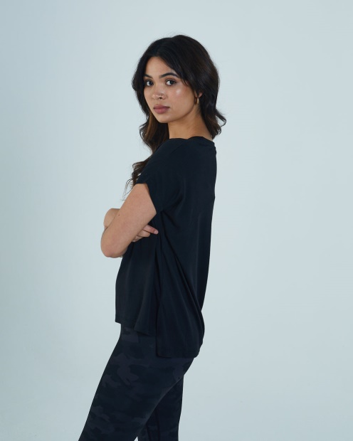 Diesel UK Lake T-Shirt Black Pink