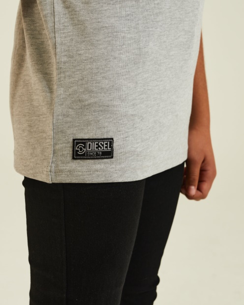 Jim Tee Grey Melange Diesel UK