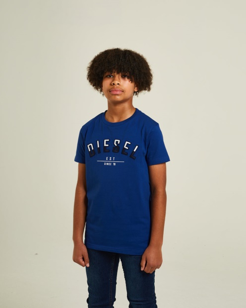 Diesel UK Joshua Tee Cobalt Blue