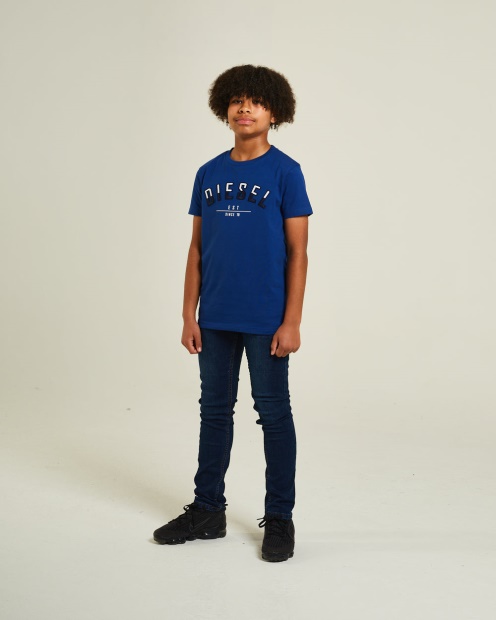 Diesel UK Joshua Tee Cobalt Blue