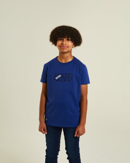 Blue Tafty Tee Cobalt Diesel UK