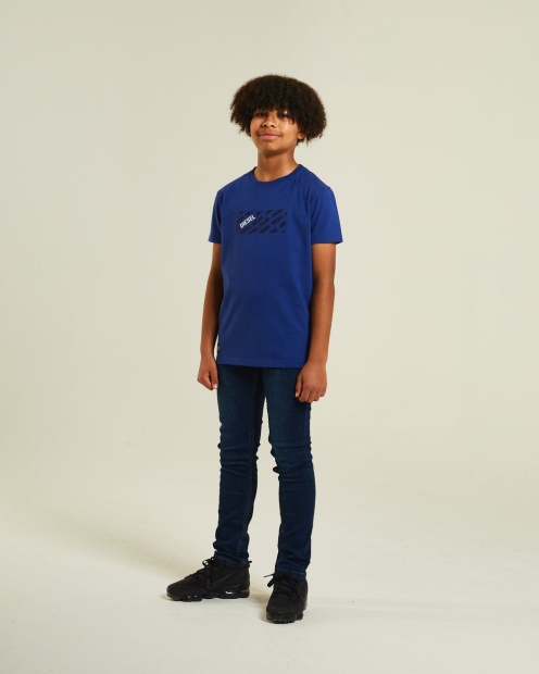 Blue Tafty Tee Cobalt Diesel UK