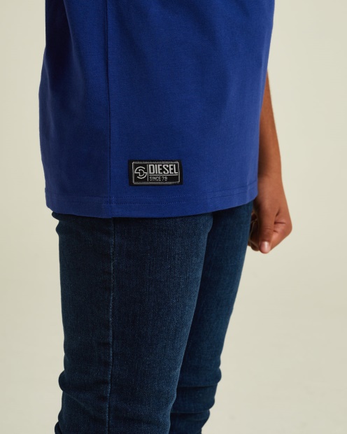 Blue Tafty Tee Cobalt Diesel UK