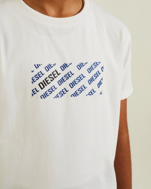 Diesel UK Tafty Tee White