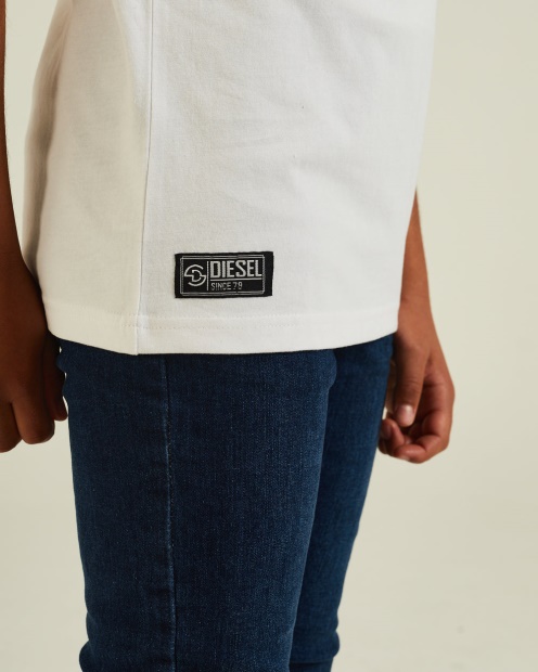 Diesel UK Tafty Tee White
