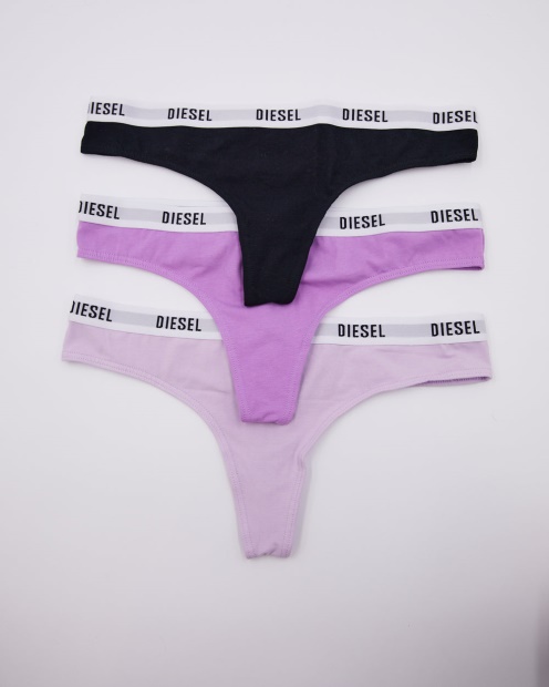 Purple Aubrey 3 Pack Thong Diesel UK