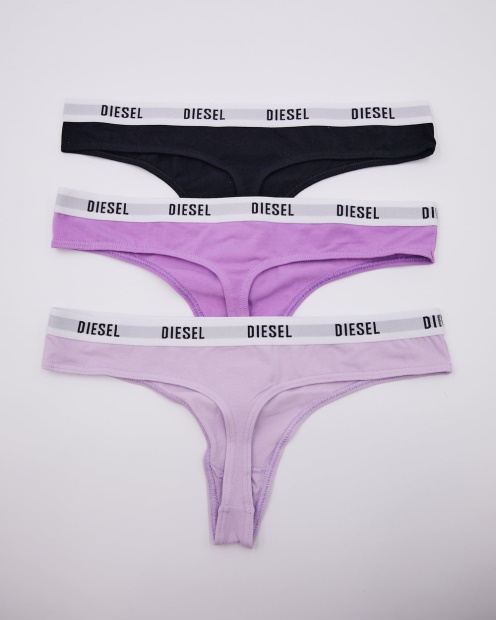 Purple Aubrey 3 Pack Thong Diesel UK