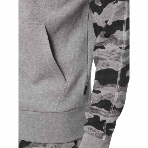 Diesel UK Brianz Men's Zipped Hoodie Camoufludge Hooded Casual Sweatshirts Tops Grey/Khaki