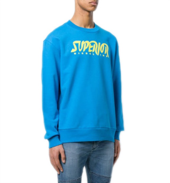 S Bay Sc Felpa Men's Sweatshirt Long Sleeve Pullover Lounge Wear Diesel UK