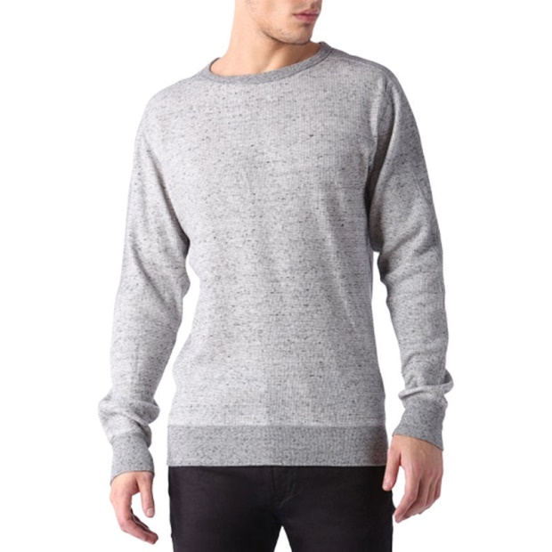 S Erastos Men's Sweatshirt Crew Neck Long Sleeve Casual Pullover Jumper Diesel UK