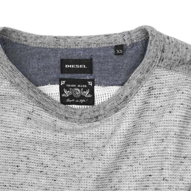 S Erastos Men's Sweatshirt Crew Neck Long Sleeve Casual Pullover Jumper Diesel UK