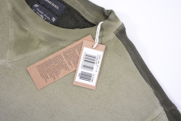 Diesel UK S D Sweat Men's Sweatshirt Crew Neck Long Sleeve Winter Pullover Jumper