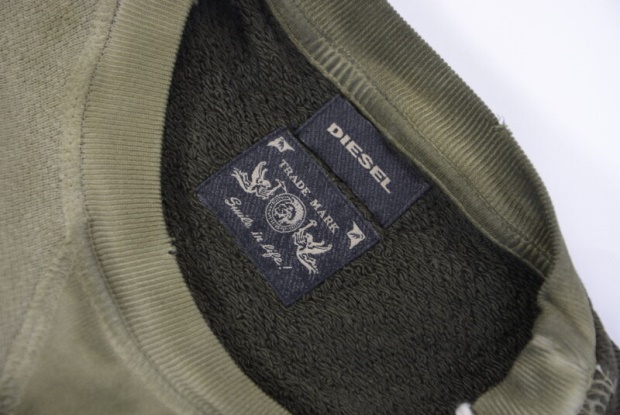 Diesel UK S D Sweat Men's Sweatshirt Crew Neck Long Sleeve Winter Pullover Jumper