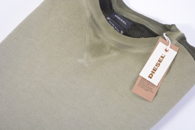 Diesel UK S D Sweat Men's Sweatshirt Crew Neck Long Sleeve Winter Pullover Jumper