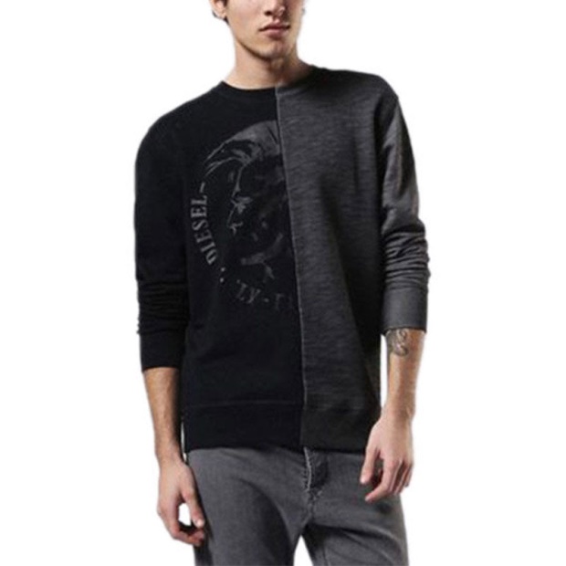 Diesel UK S Joe Nc Felpa Men's Mohawk Head Sweatshirt Pullover Long Sleeve Jumper