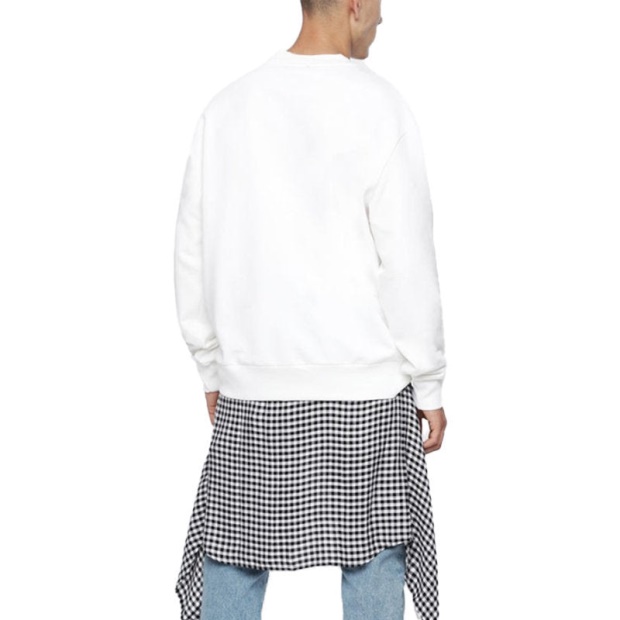 S Bay Wa Men's Sweatshirt Crew Neck Ribbed Casual Pullover Jumper Diesel UK