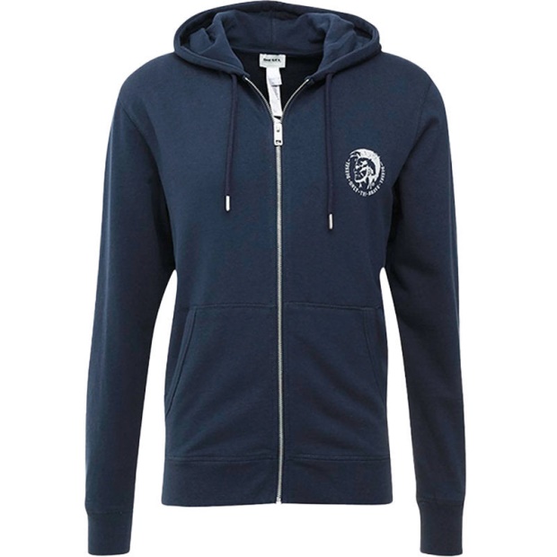 Diesel UK Brandon Men's Hoodie Mohawk Lounge Wear Full Zip Casual Sweatshirts Hood