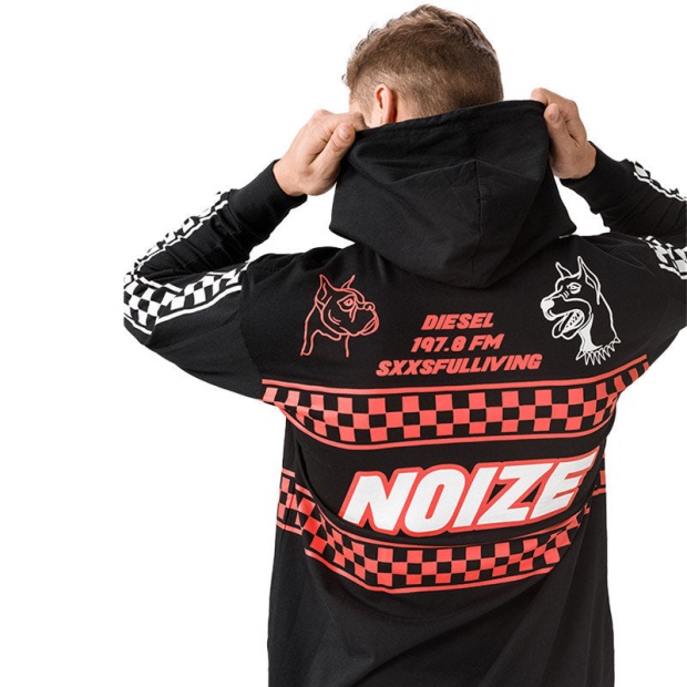 Diesel UK T Prodigy Men's Sweatshirt Hoodie Regular Fit Casual Long Sleeves Pullover