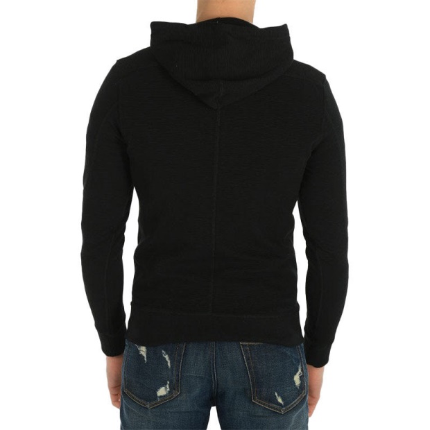 S Tad Men's Pullover Ribbed Hoodie Sweatshirt Casual Long Sleeves Outwear Diesel UK