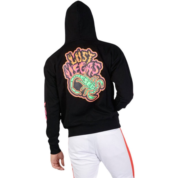 Diesel UK S Alby Sc 900 Men's Sweatshirt Pullover Hoodie Fluo Printed Lounge Wear