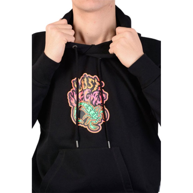 Diesel UK S Alby Sc 900 Men's Sweatshirt Pullover Hoodie Fluo Printed Lounge Wear