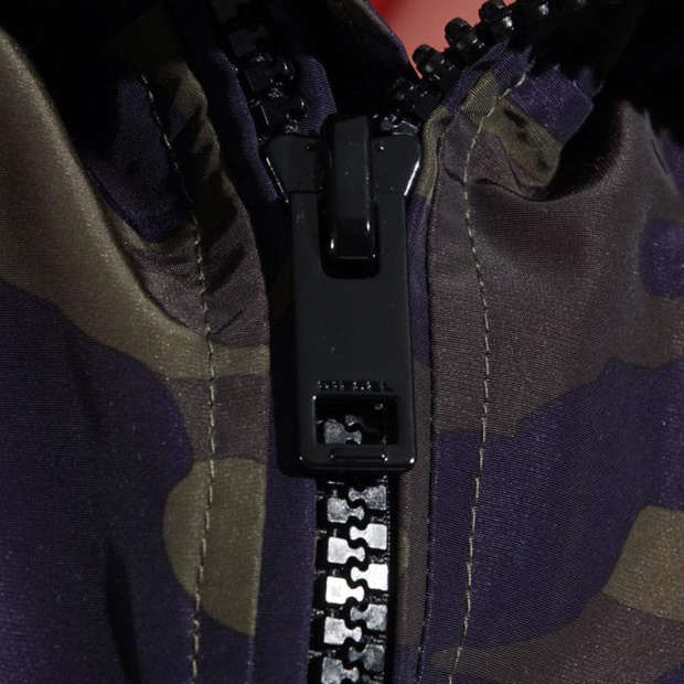 Diesel UK J Acousmatic Men's Jacket Waterproof Lightweight Hooded Camouflage Jacket