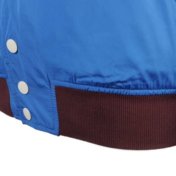 Diesel UK S Bony Men's Hoodie Jacket Reversible Casual Ribbed Cuffs Varsity Jacket