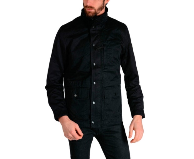 J Winy Men's Parka Jacket Padded Quilted Navy Coat Casual Winter Outwear Diesel UK