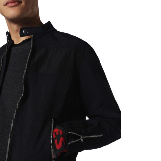 J Street Men's Biker Jackets Slim Fit Summer Outwear Bomber Casual Coat Diesel UK