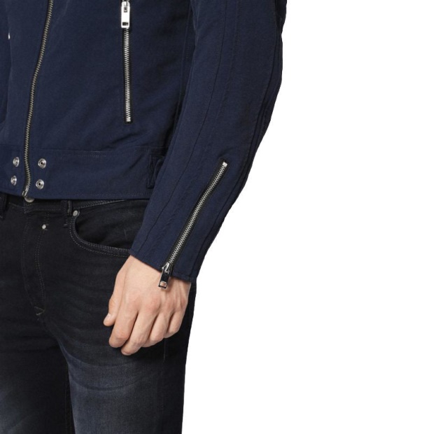 J Street Men's Biker Jackets Slim Fit Summer Outwear Bomber Casual Coat Diesel UK