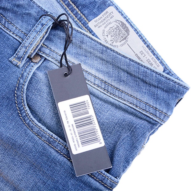 Toxer R76C9 Men's Denim Jeans Distressed Slim Fit Skinny Casual Blue Jeans Diesel UK