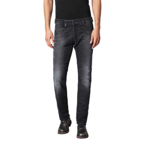 Akee 0683Q Men's Denim Jeans Stretch Regular Slim Tapered Casual Pants Diesel UK